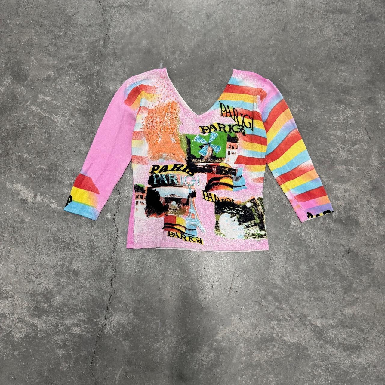 Y2K Paris Graphic Shirt