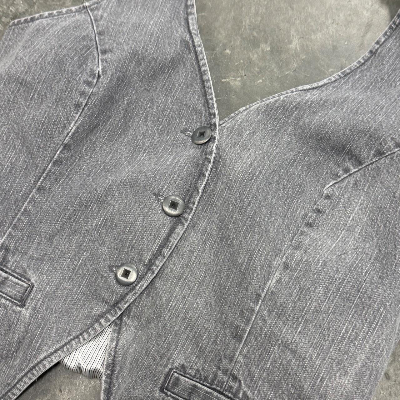 Vintage Grey Halter Vest