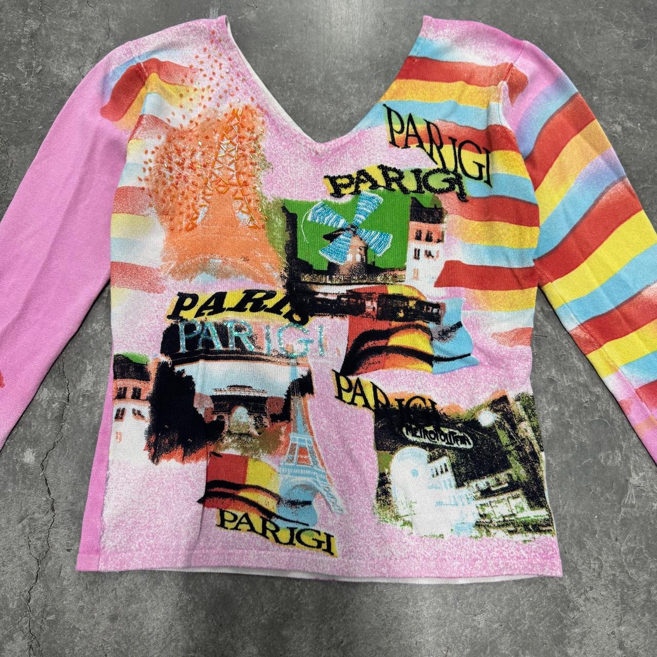 Y2K Paris Graphic Shirt