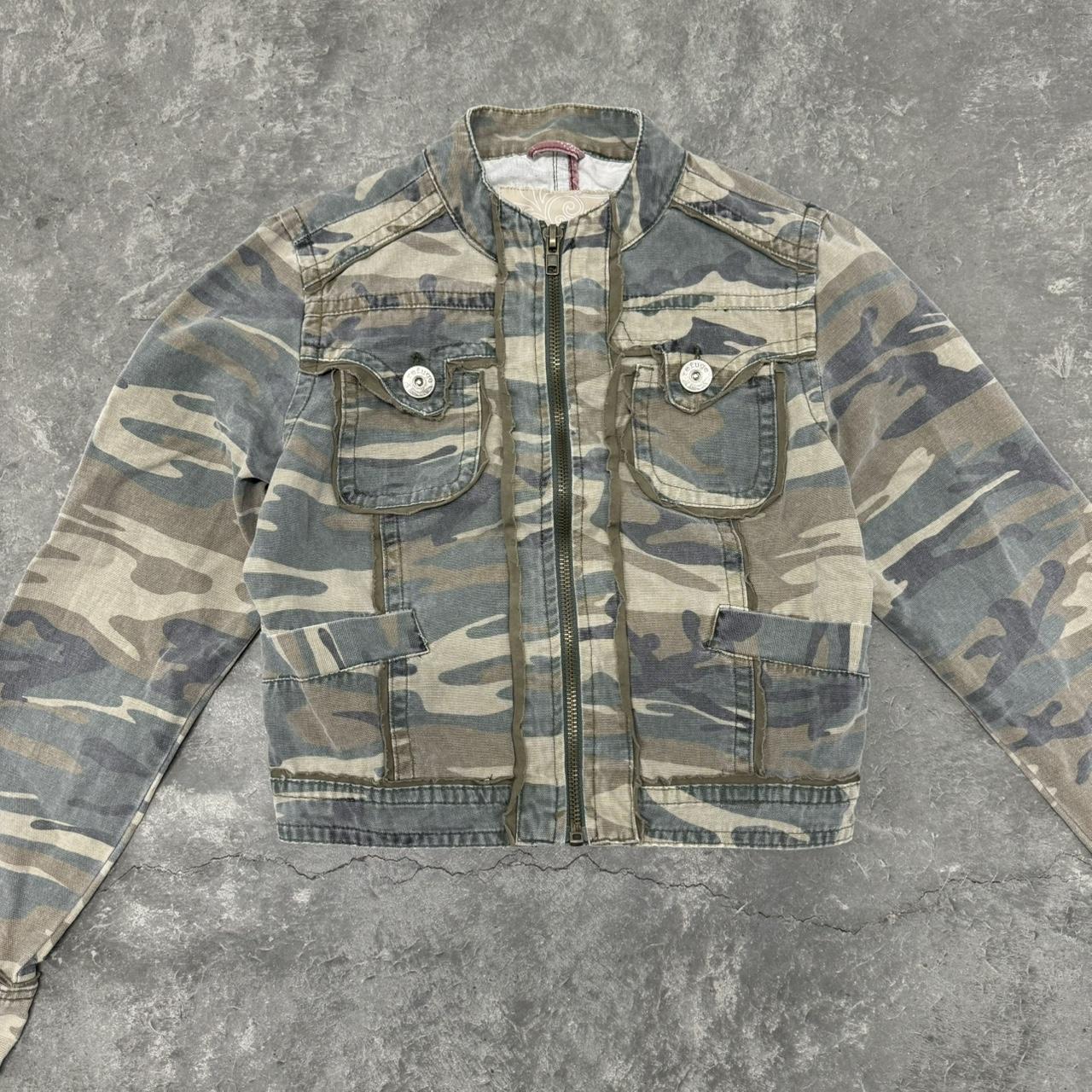 Camo Cropped Jacket