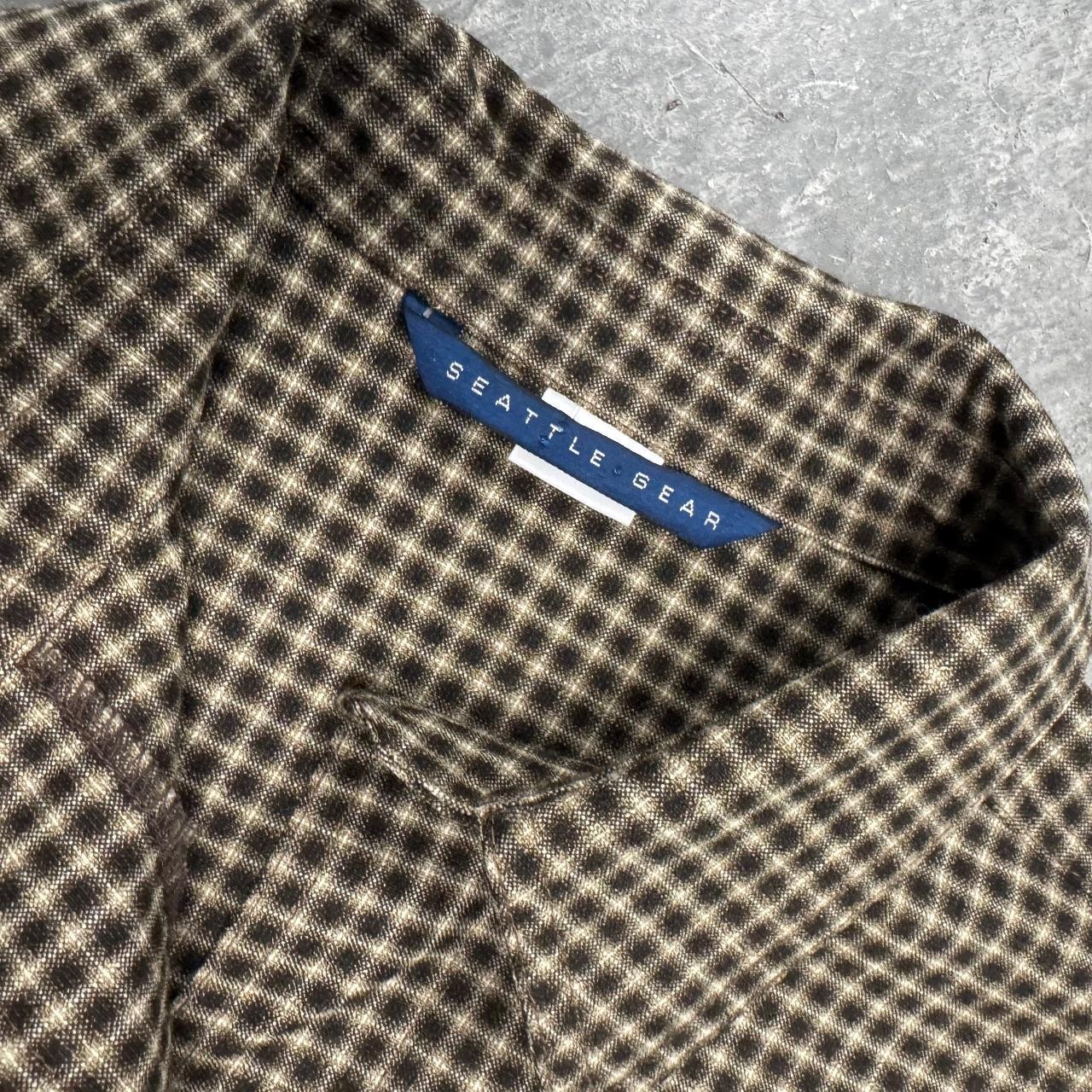 Vintage Brown Plaid Dress